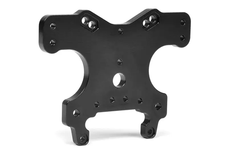 Corally - Shock Tower - Sc - Front - Aluminum - 5Mm - Black 1