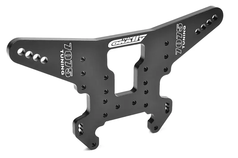 Corally - Shock Tower - Xtr - Mtl - Rear - 7075 Aluminum - 5Mm - Black - 1 Pc 1