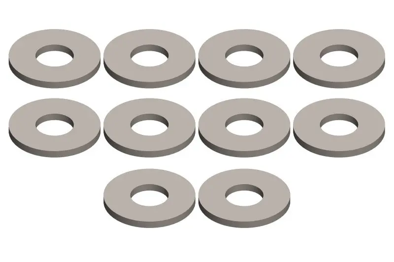 Corally - Shock Washer - 2.5X6x0.5Mm - Steel - 10 Pcs: Dementor, Kronos, Python, Shogun 1