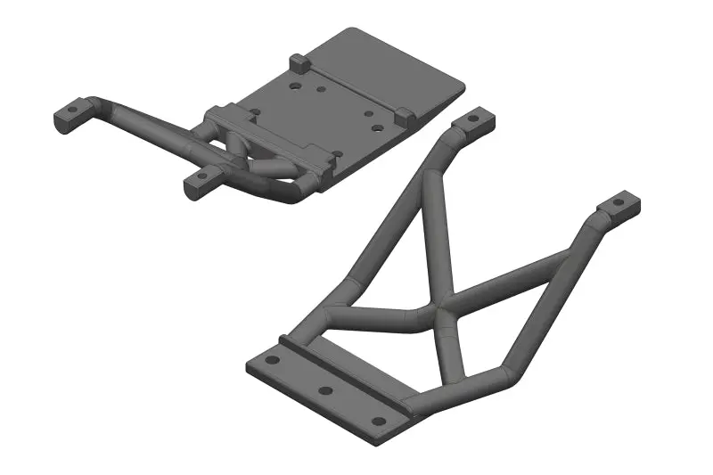 Corally - Skid Plates - Front/Rear - 1 Set: Mammoth, Moxoo, Triton 1