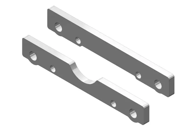 Corally - Suspension Arm Mount - Front - Aluminum - 1 Set: Dementor, Kronos, Python, Shogun 1