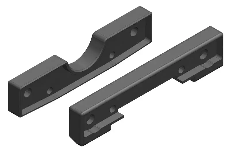 Corally - Suspension Arm Mount - Front - Composite - 1 Set: Dementor, Kronos, Python, Shogun 1