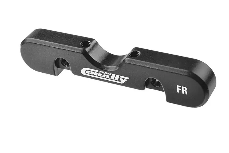 Corally - Suspension Arm Mount Hd, Front-Rear, 8Mm, Aluminum, Black 1