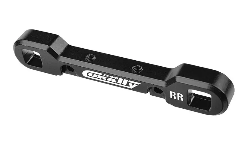 Corally - Suspension Arm Mount Hd, Rear-Rear, 8Mm, Aluminum, Black 1