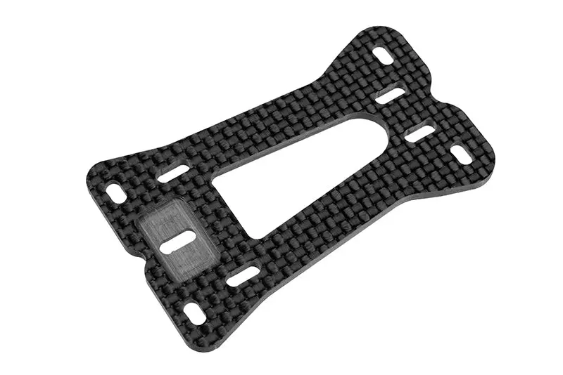 Corally - Suspension Arm Mount Plate Fsx-10 - Upper - Graphite 2.5Mm - 1 Pc 1