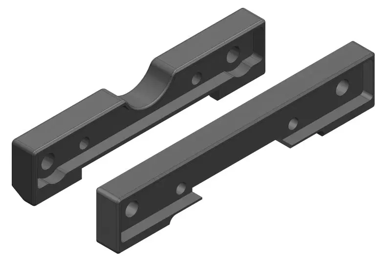 Corally - Suspension Arm Mount - Rear - Composite - 1 Set: Dementor, Kronos, Python, Shogun 1