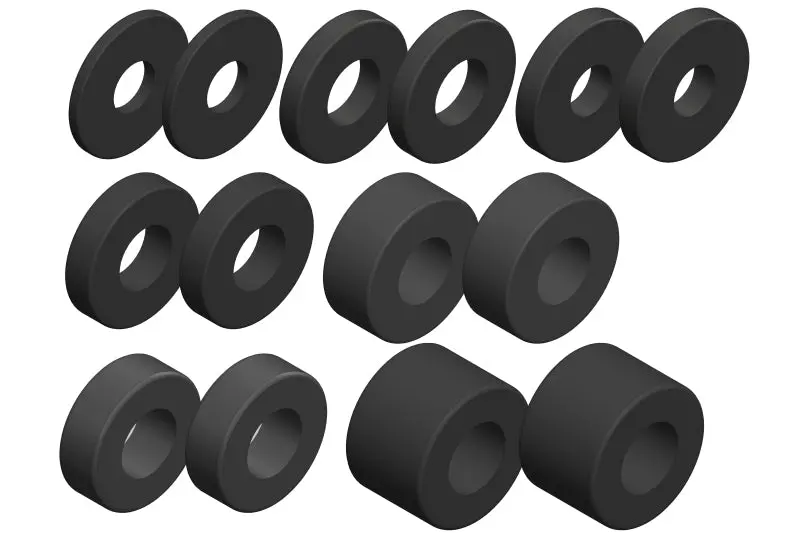 Corally - Suspension Arm Shim - Composite - 1 Set: Dementor, Kronos, Python, Shogun 1