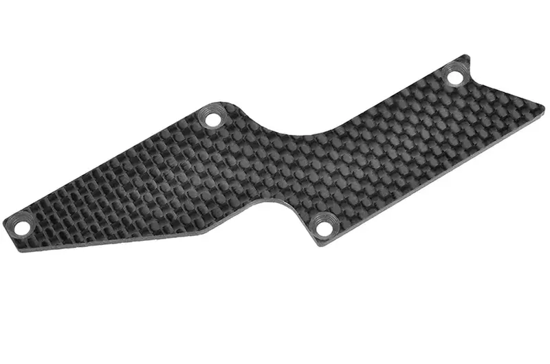 Corally - Suspension Arm Stiffener, Lower Rear, Right, Graphite 3Mm 1