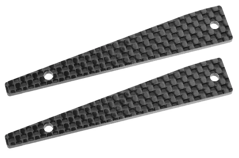 Corally - Suspension Arm Stiffener, Upper Front, Left/Right, Graphite 2Mm (2Pcs) 1