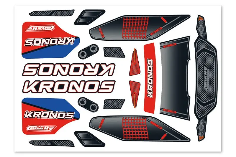 Corally - Team Corally Body Decal Sheet Kronos Xp 6S (1Pc) 1