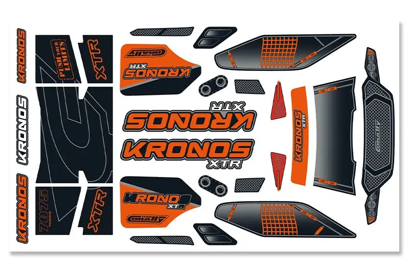 Corally - Team Corally Body Decal Sheet Kronos Xtr (1Pc) 1