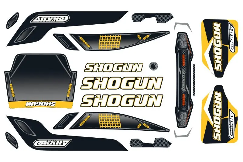 Corally - Team Corally Body Decal Sheet Shogun Xp 6S 1