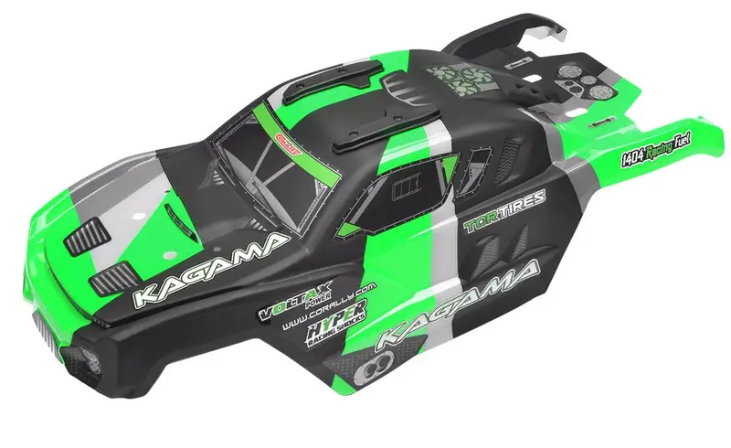 Corally - Team Corally Green Kagama Body Painted And Cut 1