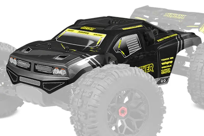 Corally - Team Corally Polycarbonate Body Punisher Xp Painted Cut 1