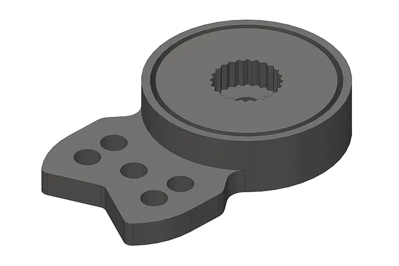 Corally - Team Corally Servo Saver Hd Large - Universal 23--24-25 Spline 3Mm Hole Mammoth, Moxoo, Triton 1