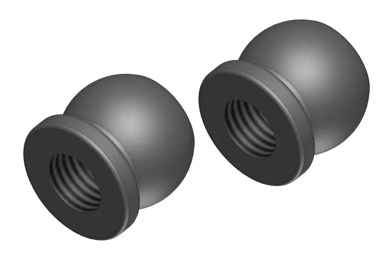 Corally - Threaded Ball - 6Mm - Steel - 2 Pcs: Dementor, Kronos, Python, Shogun 1