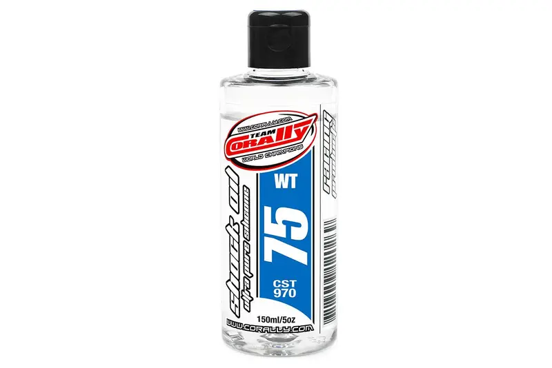 Corally - Ultra Pure Silicone Shock Oil - 75 Wt - 150Ml 1