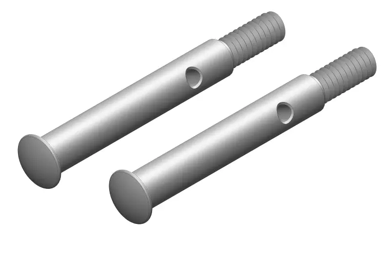 Corally - Wheel Axle - Front - Steel - 2 Pcs: Mammoth, Moxoo, Triton 1