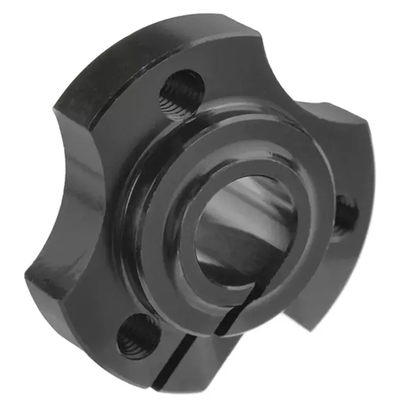 Corally - Wheel Hub - Solid Axle - Aluminum - Black - 1 Pc 1
