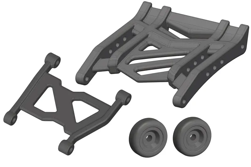 Corally - Wheelie Bar - Composite - 1 Set: Mammoth, Moxoo, Triton 1
