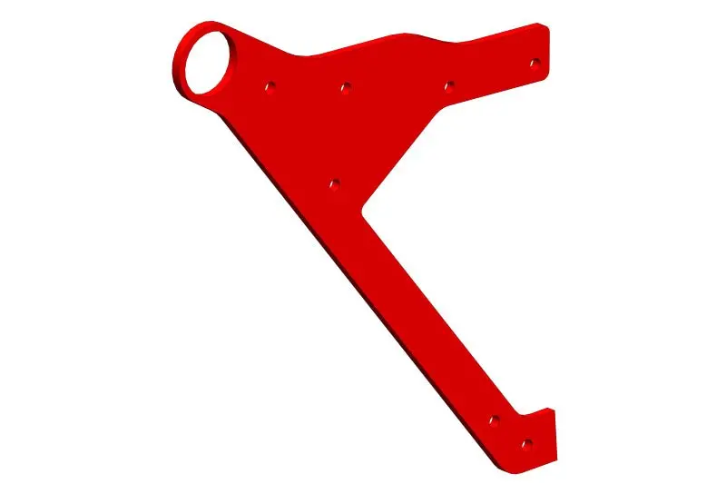 Corally - Wheelie Bar Plate - Aluminum - 1 Pc: Dementor 1