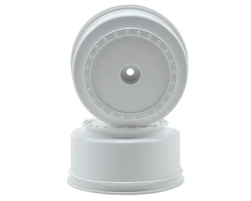 De Racing - Borrego Sc Wheels For Associated Sc5m - Sc10 - Prosc / +3Mm / White / 4Pcs 1