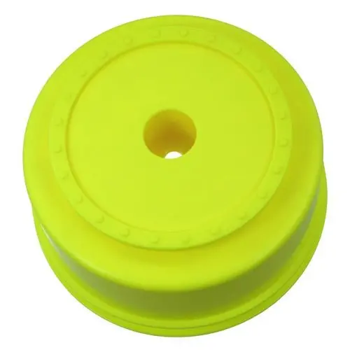 De Racing - Borrego Sc Wheels For Kyosho Ultima Sc / Hpi Blitz / Slash Rear - Slash 4X4 / Yellow / 4Pcs 1