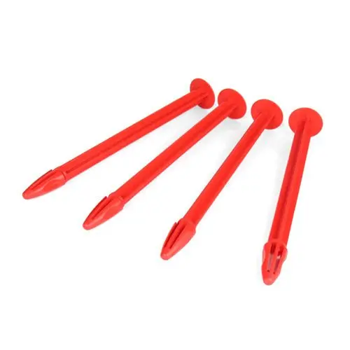 De Racing - Buggy Tire Spikes, Red, (4Pcs) 1