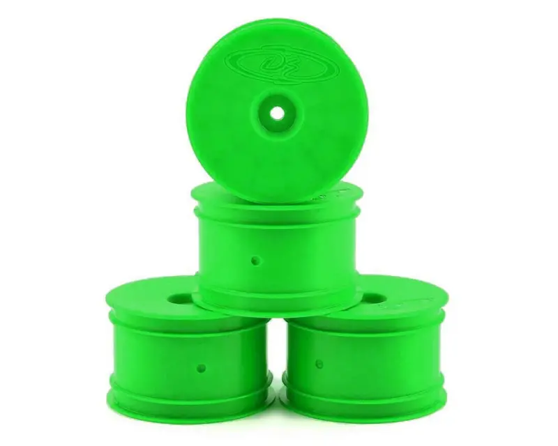 De Racing - Speedline Buggy Wheels For Associated B6.1 - B64 / Tlr 22 4.0 - 22-4 / Rear / Green (4 Pcs) 1