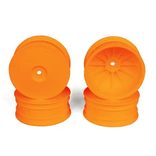 De Racing - Speedline Buggy Wheels For Associated B64/B64d, Tlr 22 3.0/4.0, Front, Orange (4Pcs) 1