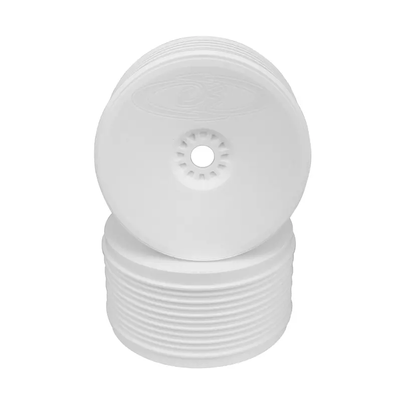 De Racing - Speedline Plus Truggy Wheels For 1/8 Truggy / White / 4Pcs 1