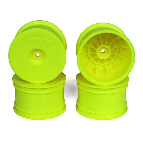 De Racing - Speedline Rear Buggy Wheels, For Associated B6-B64, Tlr22-22-4, Yellow, (4Pcs) 1