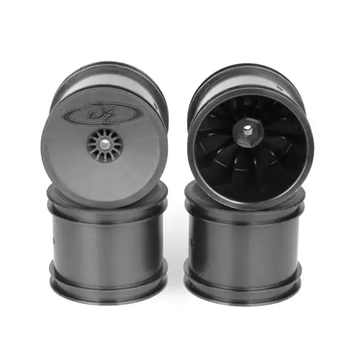 De Racing - Speedline St Wheels, For Tlr 22T, Black, (4Pcs) 1