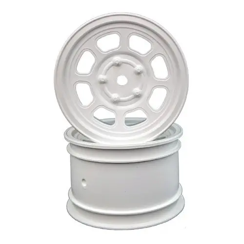 De Racing - Speedway Buggy Wheels, For Associated B6/Tlr 22Customworks 4, Rear, White, 4Pcs 1