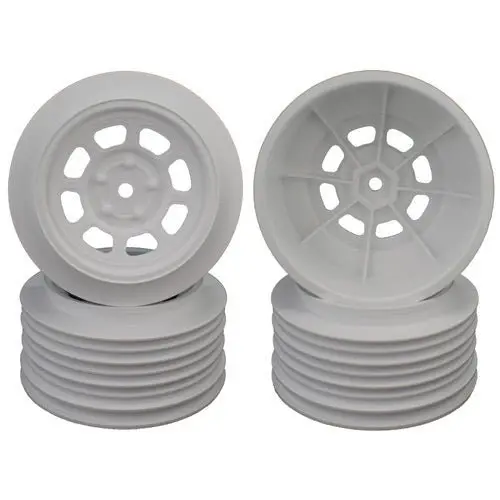 De Racing - Speedway Sc Wheels For Associated Sc10 / Sc5m +3Mm Offset White 1
