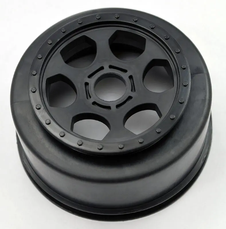 De Racing - Trinidad Sc Wheel-Assoc Sc8- Db8/17Mm Hex/Black/4Pcs 1
