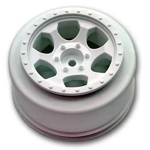 De Racing - Trinidad Sc White Wheels Fits Slash 4X4, Blitz, Ultima Sc 1