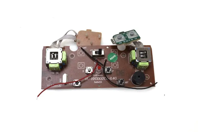 Diecast Masters - Hand Controller Pcba Hl Hn330dtx 2.4G (Electronic Only), For Cat 1/20 Scale Rc 330D Excavator 1