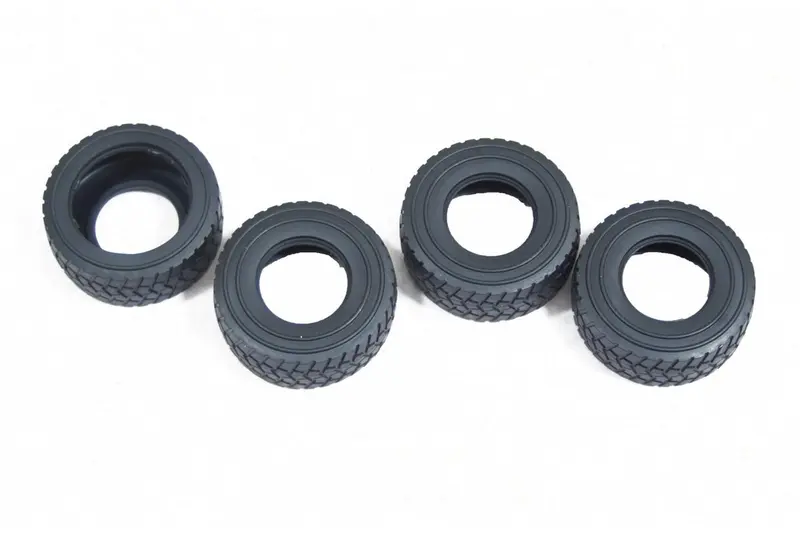 Diecast Masters - Tire Set (4) For Cat 1/24 Scale Rc 950M Wheel Loader 1