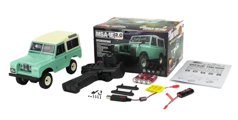 Discontinued - Carisma - Msa-1E 2.0 Land Rover S2a 1/24 4Wd Rtr Crawler 1