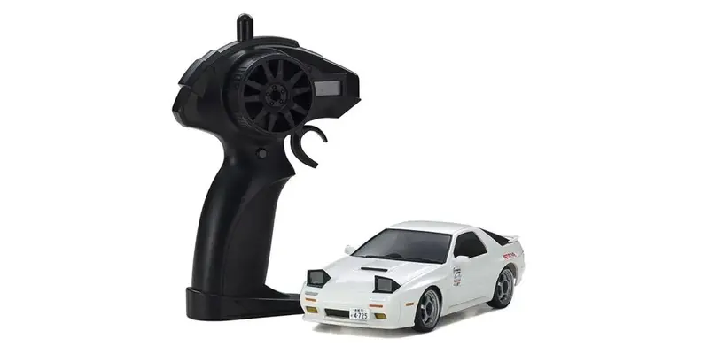 Discontinued - Kyosho - First Mini-Z Initial D Mazda Rx-7 Fc3s - White 1