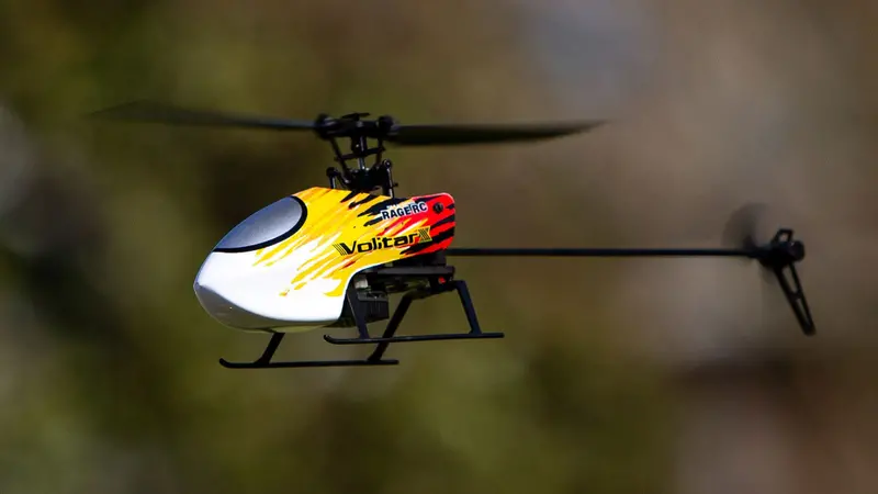 Discontinued - Rage R/C - Volitar X Rtf Micro Heli With Yellow Canopy 1