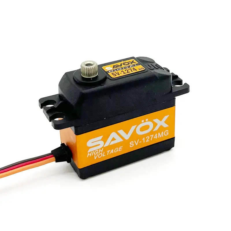 Discontinued - Savox - High Voltage Coreless Standard Digital Metal Gear Helicopter Tail Servo, 0.045Sec / 208.3Oz @ 8.4V 1
