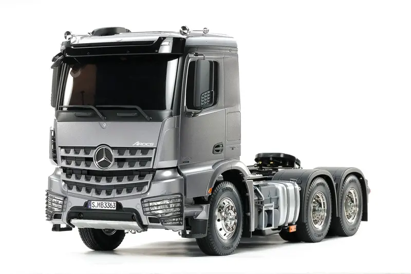 Discontinued - Tamiya - 1/14 Rc Arocs 3363 6X4 Classic Space Light Gun Metal Tractor Truck Kit 1