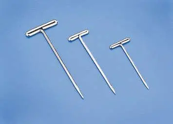 Dubro Products - 1 1/4" Nickel Plated T-Pins 100Pc 1