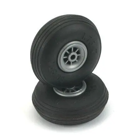 Dubro Products - 2 1/4" Diameter Treaded Tires 2/Pkg 1