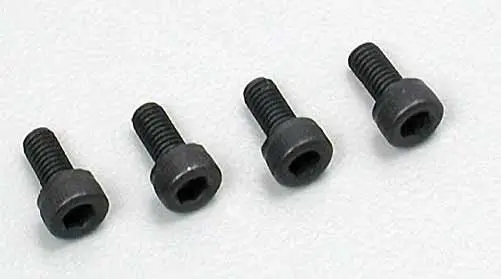 Dubro Products - 3.0Mm X 6 Socket Head Cap Screws (4/Pkg) 1