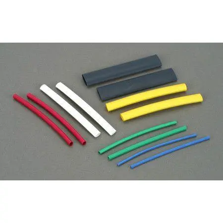 Dubro Products - 3/16" Diameter Heat Shrink Tubing White 3/Pkg 1