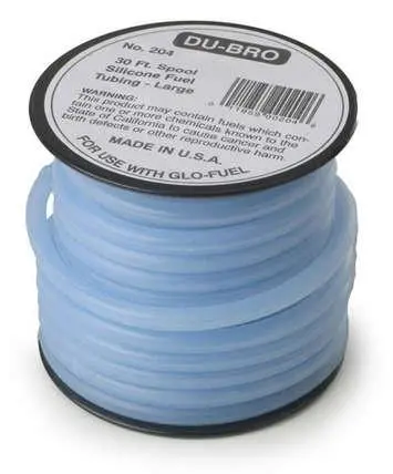 Dubro Products - 30' Super Blue Silicone Tubing, Large (1/8" Id) 1