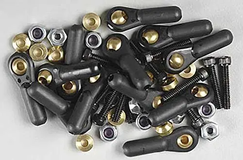 Dubro Products - 4-40 Heavy Duty Ball Links, 12/Pkg 1
